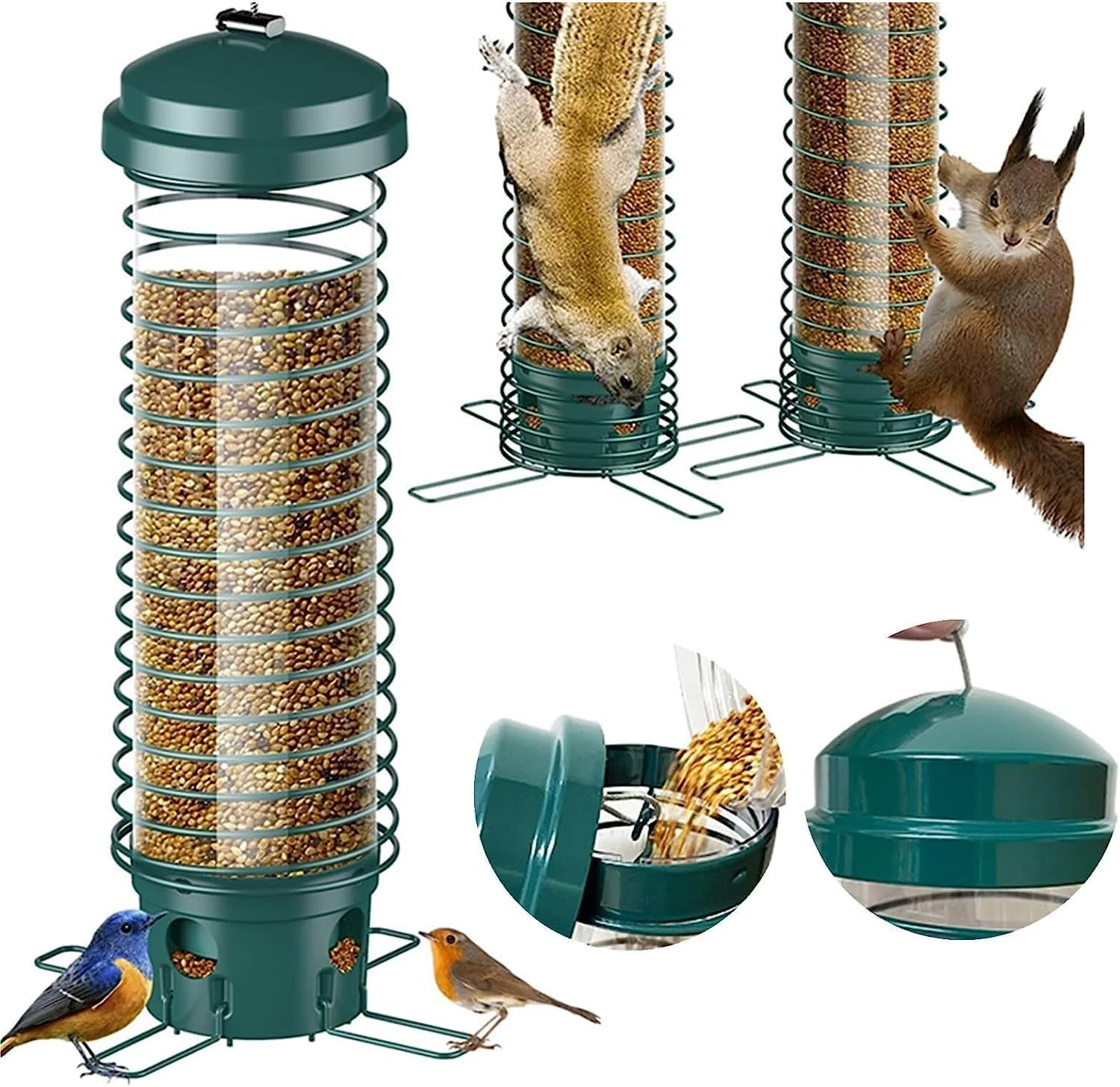 Squirrel-Proof Spinning Bird Feeder product image